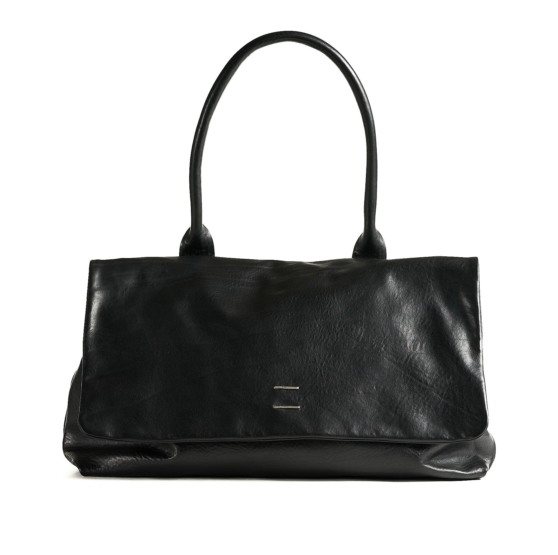 daniele basta leather and silver bags - FRONT